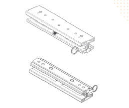 کیت نصب سقفی آروبا سفارشی R3J18A پایه دیواری Aruba Ap AP-MNT-MP10-D