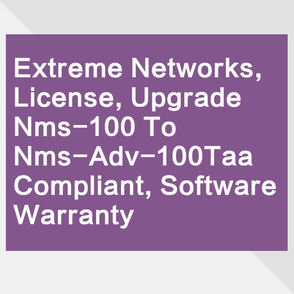 مجوز سوئیچ X690 Avb Extreme Networks 10gb سوئیچ NMS 100 ارتقاء کنترلر Nms ADV