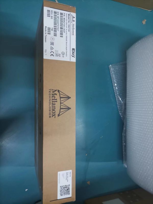 سوئیچ 2 هسته ای با عمق کوتاه Mellanox SN2000 MSN2100-CB2F 100GbE 1U 16 پورت QSFP28 2 منبع تغذیه AC X86