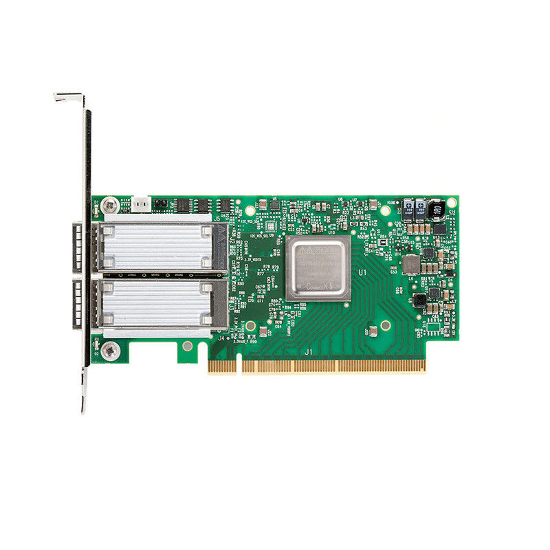 کارت شبکه ملانوکس 100 گیگابایتی NIC MCX516A-CCAT دو پورت QSFP28 PCIe3.0x16