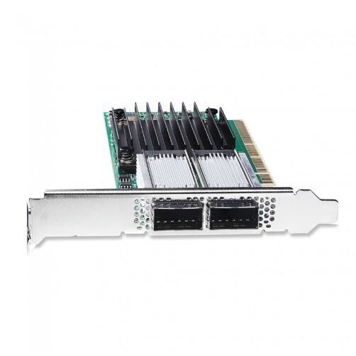 PCIe3.0 X16 ConnectX-4 EN اترنت Mellanox Nic Cards MCX416A-CCAT 100GbE QSFP28