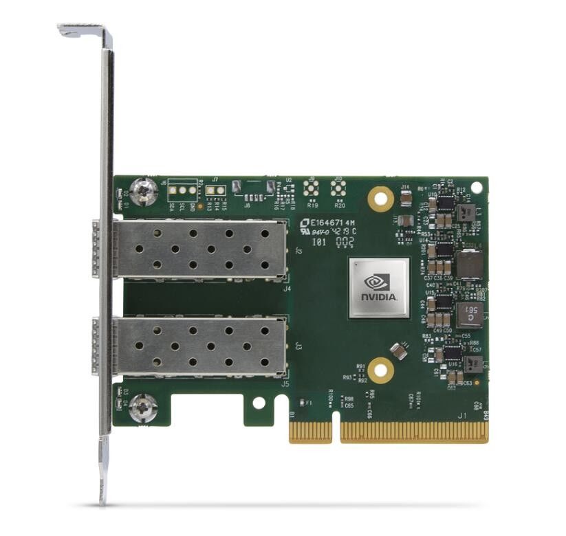 کارت شبکه 25 گیگابایتی Nic Mellanox MCX631102AN-ADAT Dual Port SFP28 PCIE 4.0 X8