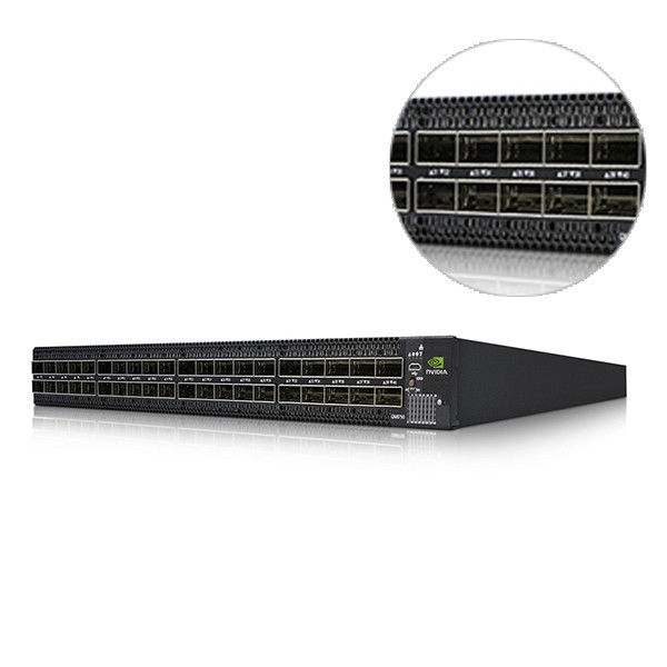 40 پورت QSFP28 غیر مسدود کننده سوئیچ شبکه HDR Mellanox InfiniBand MQM8790-HS2F 200Gb/S