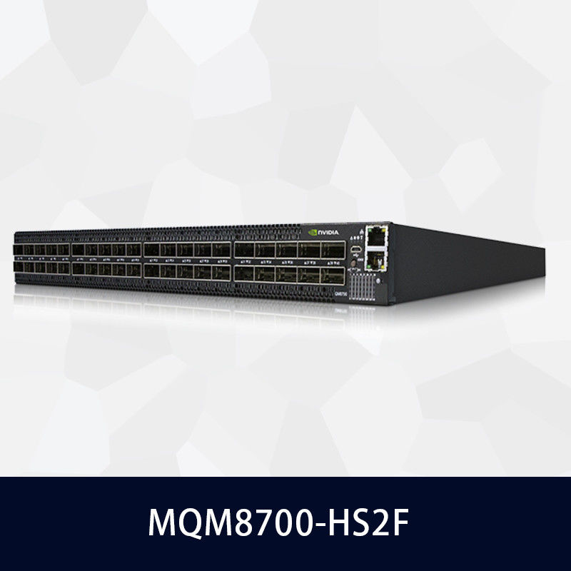 سوئیچ مدیریت شده‌ی اینفینی‌بند HDR ملانوکس، سوئیچ 200 گیگابیت MQM8700، 40 پورت MQM8700-HS2F (920-9B110-00FH-0MD)