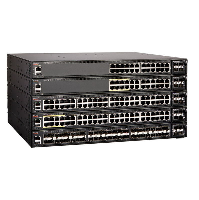 سوئیچ POE 24 پورت شبکه Ruckus Icx7450 1500W 336 Gb/S 960 Gb/S