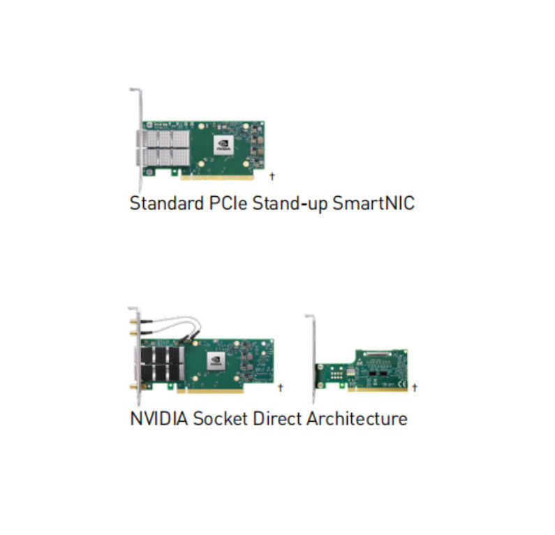 Mellanox ConnectX-6 VPI Single Port HDR 200Gb/s InfiniBand & Ethernet Adapter Card، PCIe 3.0/4.0 x16