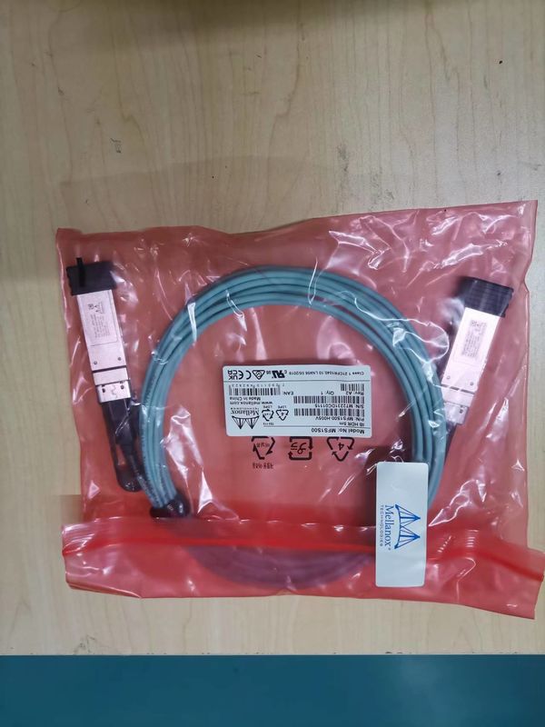 کابل نوری فعال MFS1S00-H005V Aoc تا 200Gb/S IB HDR QSFP56 5m