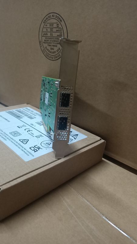 MCX512A-ACAT Mellanox Connectx 5 Dual Port 10 25gbe Sfp28 EN کارت آداپتور PCIe 3.0 X8