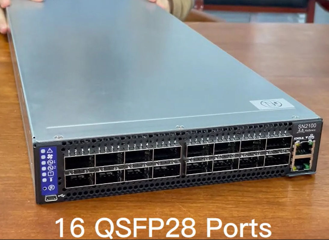 MSN2100-CB2F سوئیچ شبکه ملانوکس مبتنی بر اترنت باز 1001U با کارت ملانوکس