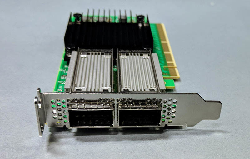 استاک Mellanox MCX556A-EDAT ConnectX-5 کارت آداپتور VPI EDR IB 100Gb/S 100GbE دو پورت
