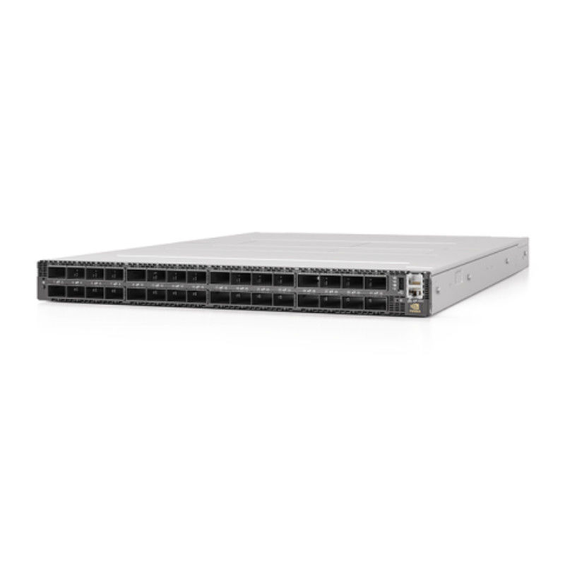 سوئیچ شبکه Infiniband MQM9700-NS2F Mellanox 400G 16.8 ترابایت در ثانیه برای سرور