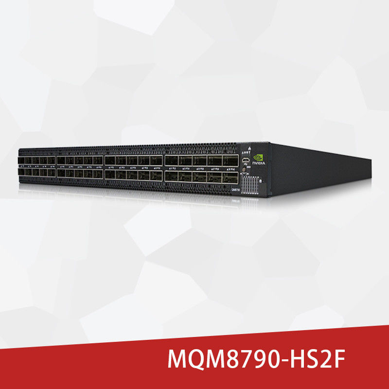 MQM8790-HS2F Mellanox Switch 40 Port غیر مسدود کننده HDR 200Gb / S InfiniBand هوشمند