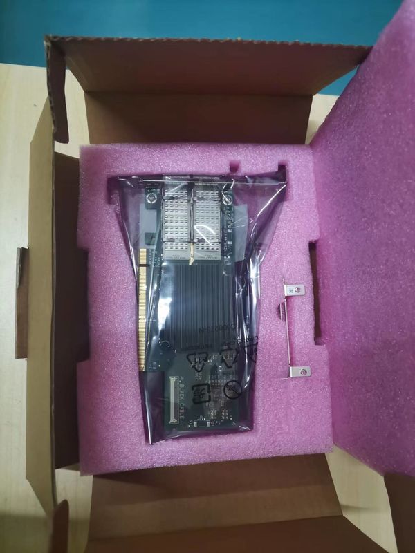 کارت شبکه ConnectX-6 MCX653106A-HDAT VPI Mellanox با سرعت 200 گیگابیت بر ثانیه، آداپتور InfiniBand و اترنت