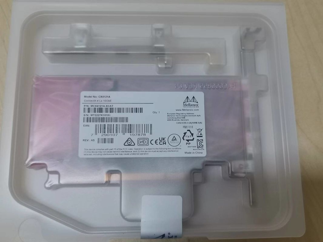 MCX4121A-ACAT ConnectX®-4 Lx EN Nic Network Interface Card 25GbE دو پورت SFP28