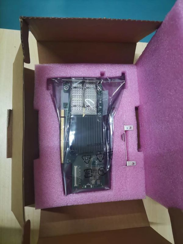MCX653105A-ECAT ConnectX-6 VPI کارت آداپتور 100Gb / S HDR100 EDR IB 100GbE پورت تک QSFP56