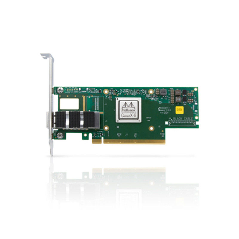 ConnectX 6 دو پورت آداپتور Mellanox کارت پشتیبانی 100Gb / S MCX653105A-ECAT