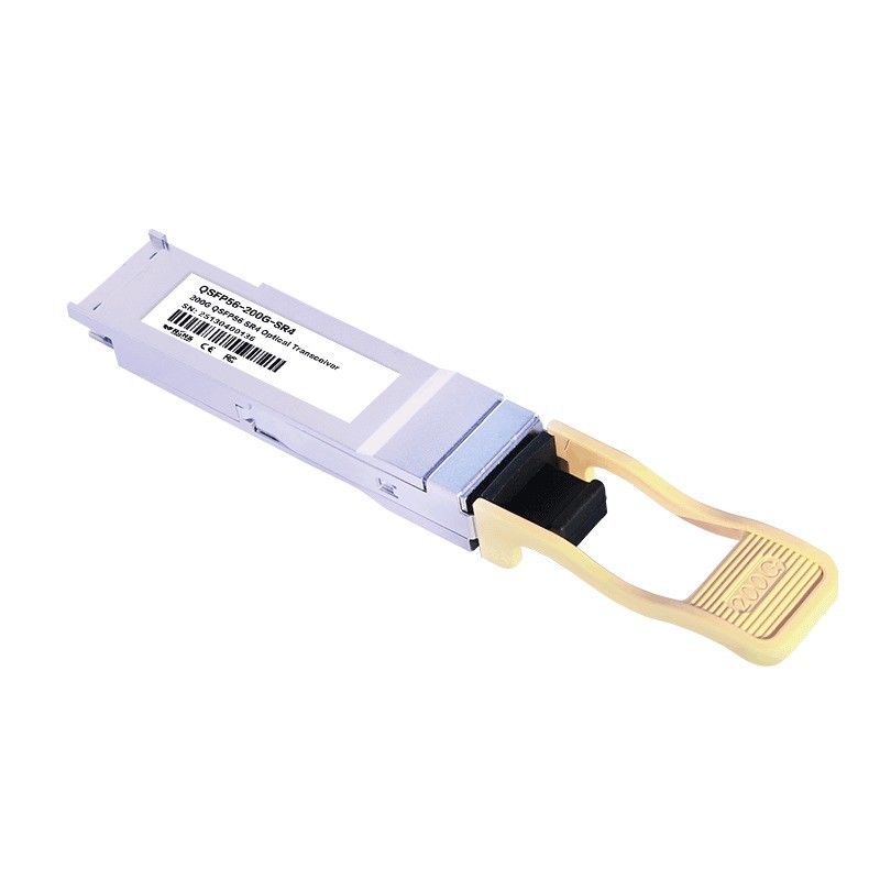 200G-SR4 مولتی مود رسیور نوری 200G طراحی قابل وصل شدن گرم 1 Max 4W Power Min قابل دریافت سازگار با OM3/OM4