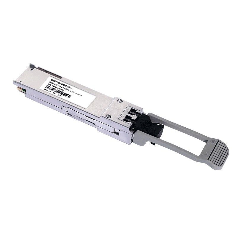 100G QSFP28 ZR4 LC Duplex Optical Transceiver 80km SFP28 LR4 103Gbps EML LAN-WDM Transceiver با تشخیص دیجیتال