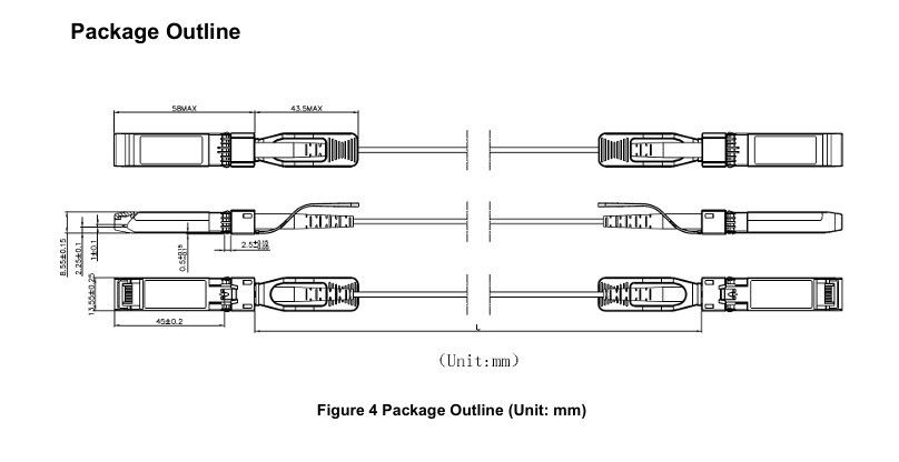 OM3 / OM4 فیبر چند حالت 25G SFP28 کابل نوری فعال AOC با محدوده فرکانس 850nm و نصب ساده پلگ و پلی