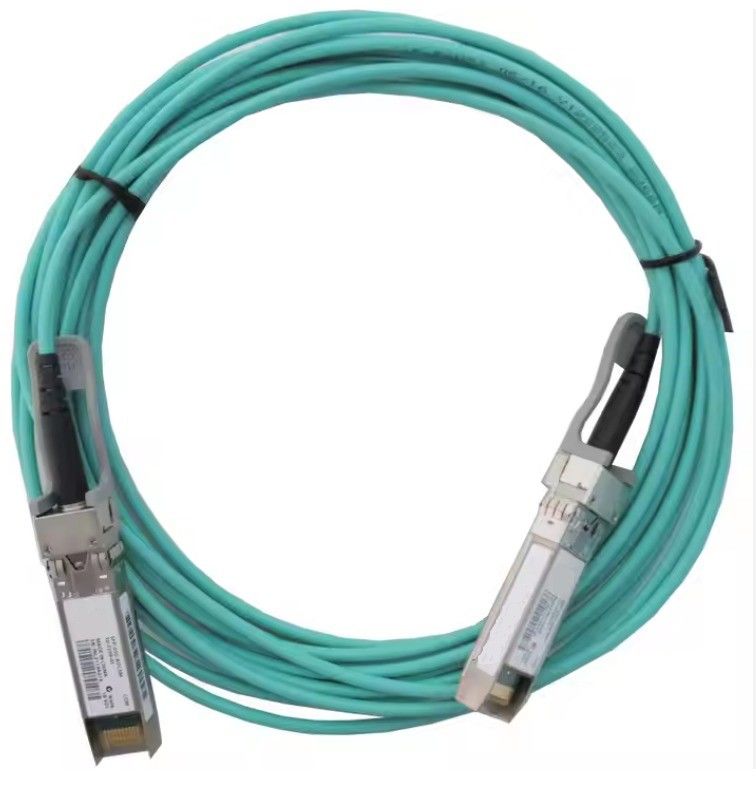 OM3 / OM4 فیبر چند حالت 25G SFP28 کابل نوری فعال AOC با محدوده فرکانس 850nm و نصب ساده پلگ و پلی