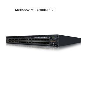Mellanox Msb7800-Es2f 100GB/S Infiniband 1u سوئیچ سوئیچ Radix 40 پورت غیر مسدود کنتاکتورها و کابل 36 X Qsfp28