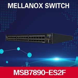 سوئیچ شبکه هوشمند اینفینی‌بند MSB7890-ES2F انویدیا ملانوکس با قابلیت SNMP، 2 EDR، 1U، 36 پورت QSFP28، 100 گیگابیت بر ثانیه، SB7890