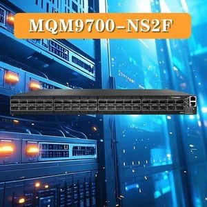 پشتیبانی از VLAN Mqm9700-HS2f Mqm9700-Ns2r Quantum-2 Ndr سوئیچ اینفینی‌بند 400GB/S Mellanox Advanced Technology