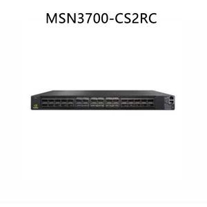 Mellanox MSN3700-CS2RC 920-9n201-00r7-0c0 شبکه سوئیچ تکنولوژی Infiniband 32qsfp56 پورت سرعت انتقال نرخ