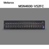 MSN4600-VS2FC سوئیچ اترنت 2u باز با Cumulus Linux، 64 پورت Qsfp56، 2 منبع تغذیه AC، پردازنده X86، عمق استاندارد، P2c