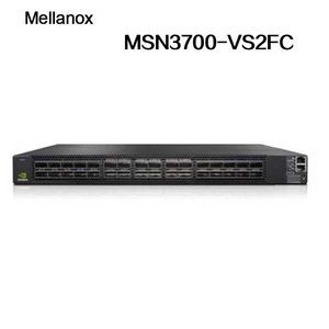سوئیچ اترنت Mellanox MSN3700-Vs2FC با فناوری پیشرفته Eth با Cumulus Linux، 32 پورت Qsfp56، 2 منبع تغذیه AC
