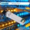 ماژول گیرنده SFP+ با کارایی بالا برای شبکه 10 کیلومتر فیبر تک حالت گرم قابل وصل کردن مصرف کم برق RoHS