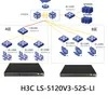 سوئیچ شبکه مدیریت شده 52 پورت H3c Ls-5120V3-52s-Li برای اتصال قابل اطمینان