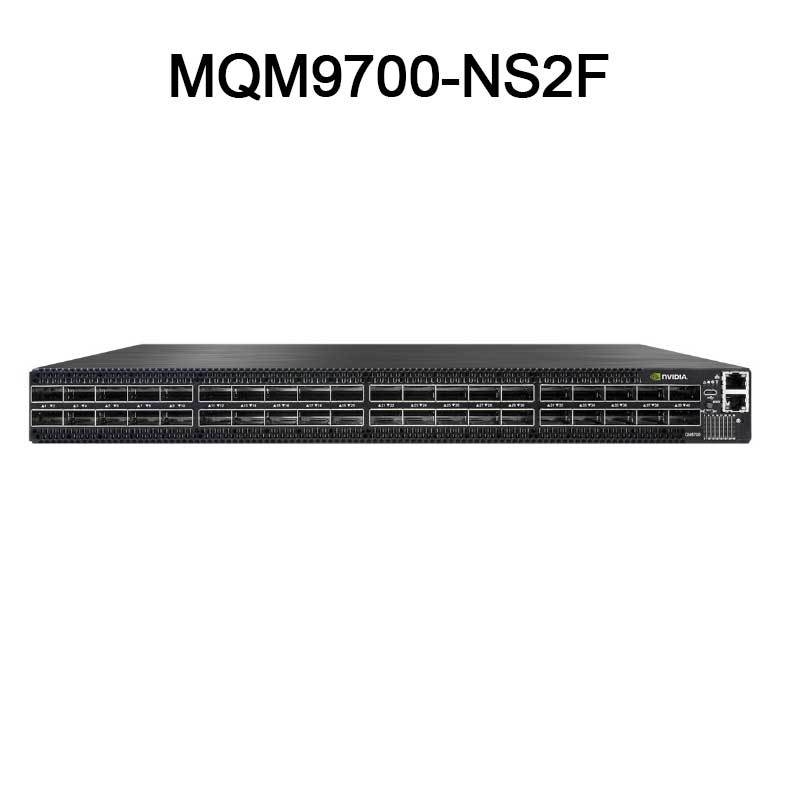 MQM9700-NS2F Mellanox Infiniband Switch Quantum 2 نرم افزار NDR 64 پورت NDR 32 پورت Osfp 2 قدرت
