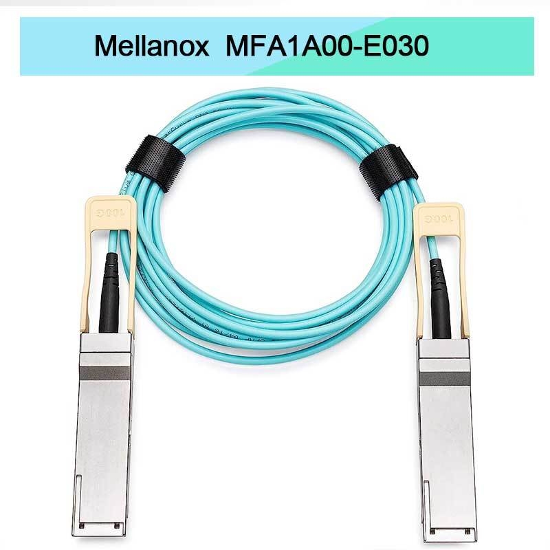 کابل QSFP Mellanox AOC مبتنی بر VCSEL MFA1A00-E030 IB EDR تا 100Gb/S