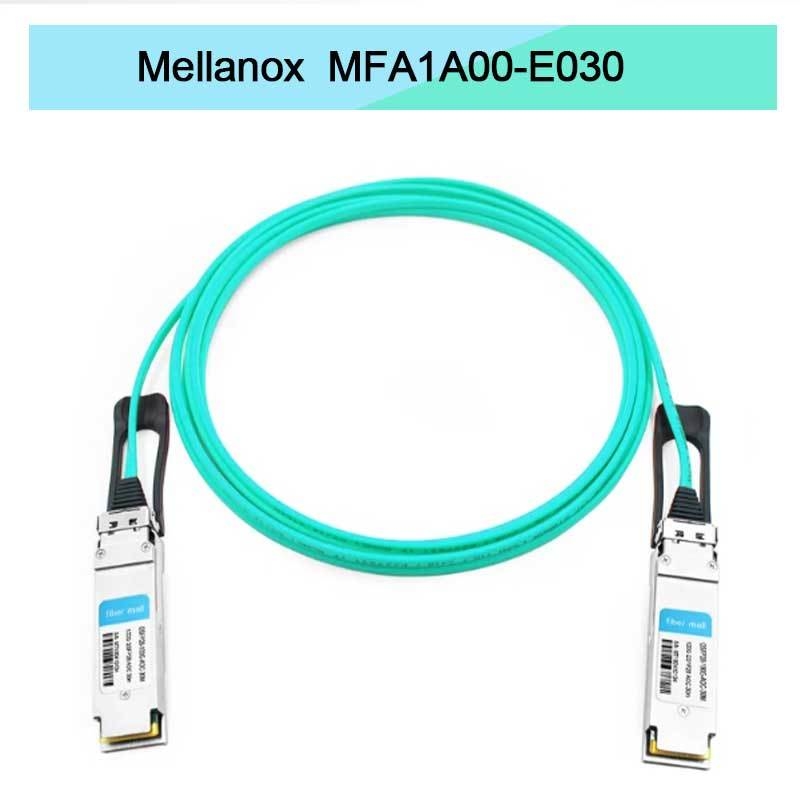 کابل QSFP Mellanox AOC مبتنی بر VCSEL MFA1A00-E030 IB EDR تا 100Gb/S