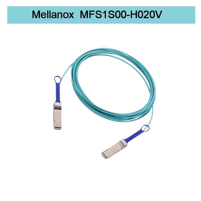 MFS1S00-H020V(980-9I45T-00H020) کابل AOC اترنت 200GbE QSFP56 کابل نوری فعال کابل های اینفینی‌بند