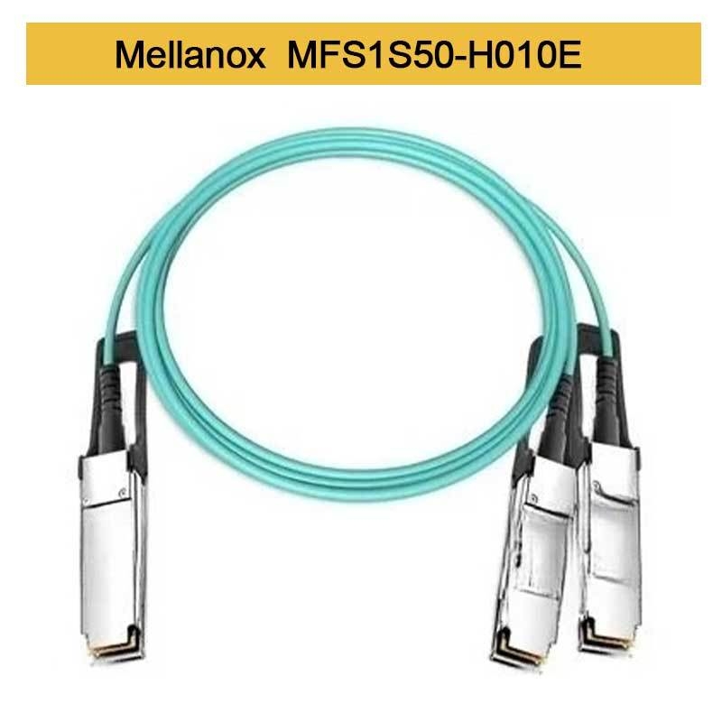 00Gb/S به 2x100Gb/S Mellanox AOC IB HDR QSFP56 به 2 MFS1S50-H005E MFS1S50-H010E MFS1S50-H015V