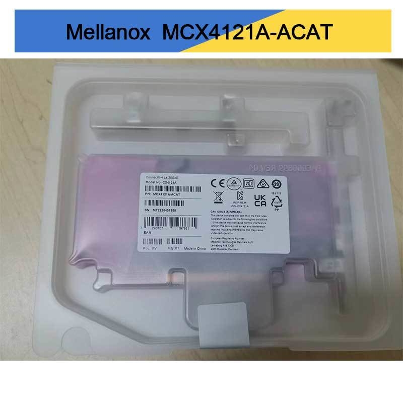 کارت رابط شبکه ملانوکس ConnectX-4 Lx EN 25GbE دو پورت SFP28 PCIe3.0 X8 MCX4121A-ACAT