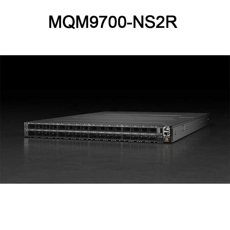 سوئیچ اینفینی‌بند Ndr Max Speed 400gbps Mqm9700-Ns2r 920-9B210-00RN-0M2 مناسب برای نیازهای مشتری توسط Nvidia Qm9700 1u