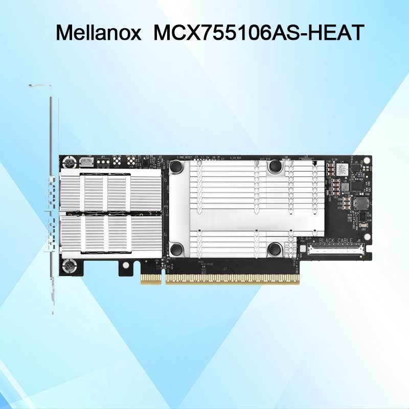 MCX755106as-Heat (900-9X7AH-0078-DTZ) Nvidia Connectx-7 200g آداپتور اترنت با دو پورت