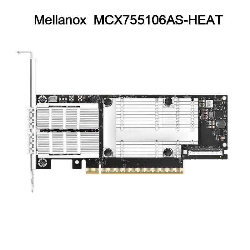 MCX755106as-Heat (900-9X7AH-0078-DTZ) Nvidia Connectx-7 200g آداپتور اترنت با دو پورت