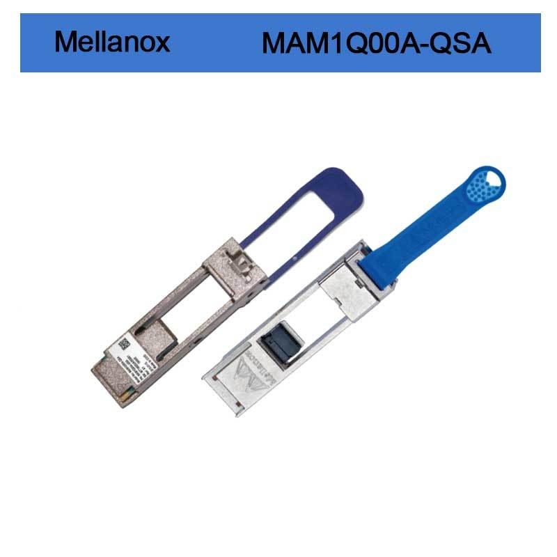 Mellnaox کاملاً جديد و اصلي Mam1q00A-Qsa Nvidia Dynamix QsaTM ، Qsfp+ به SFP+ آداپتور