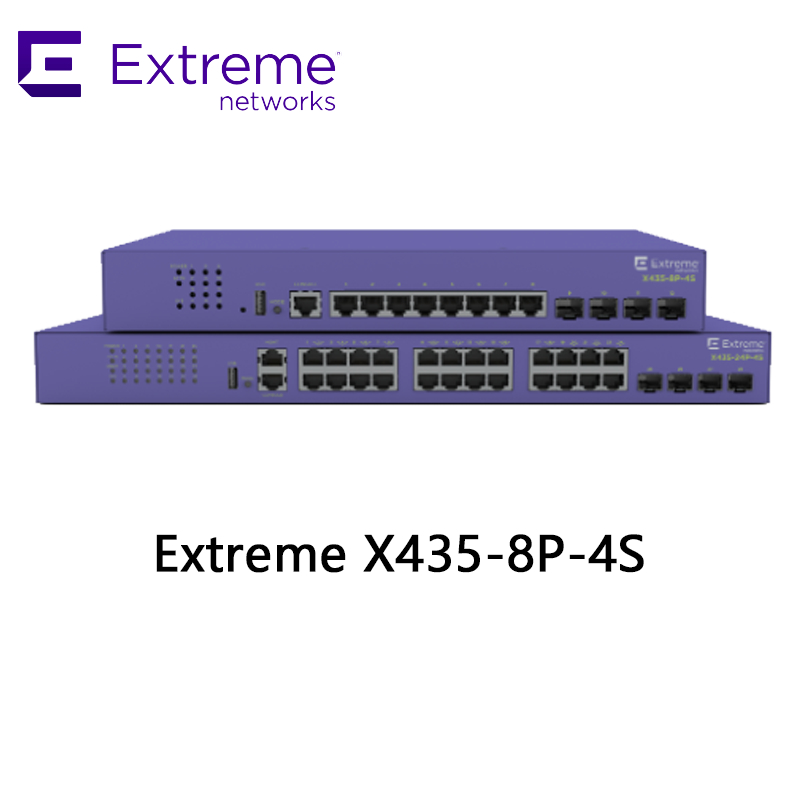 سوئیچ شبکه Mellanox با عملکرد بالا Extreme X435-8p-4s برای اتصال سریع