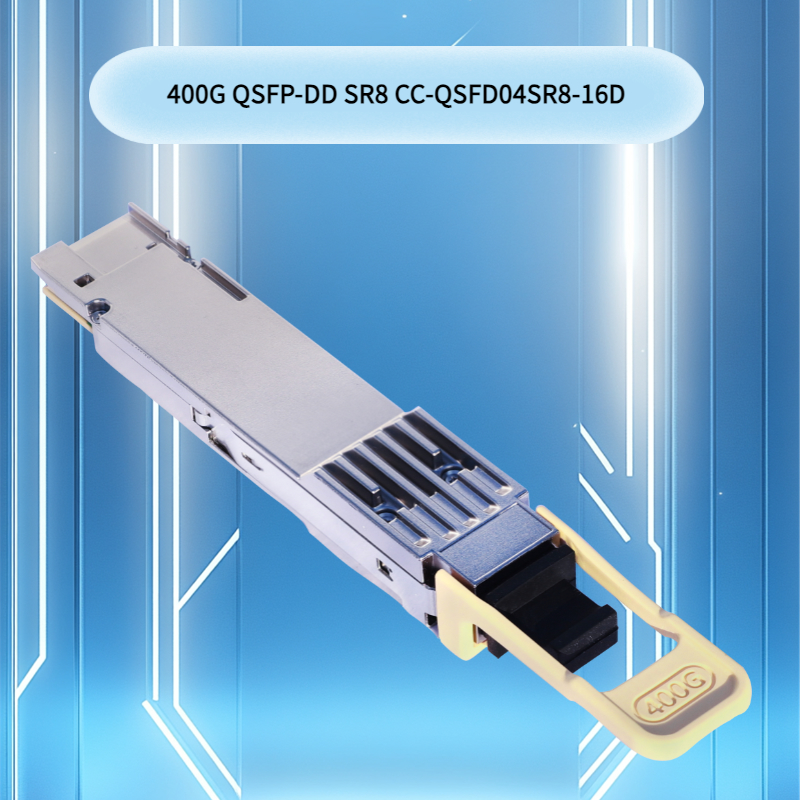 ماژول گیرنده نوری 400g Qsfp-Dd Sr8 با سرعت بالا برای مراکز داده