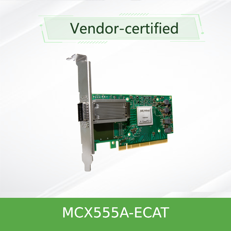 کارت شبکه Mellanox VPI Mellanox 100gbe Nic Adapter Card MCX555A-ECAT ConnectX-5 EDR 100GbE