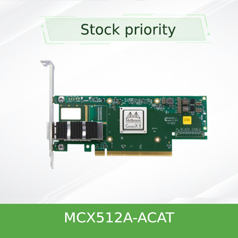 MCX512A-ACAT Mellanox Connectx 5 Dual Port 10 25gbe Sfp28 EN کارت آداپتور PCIe 3.0 X8