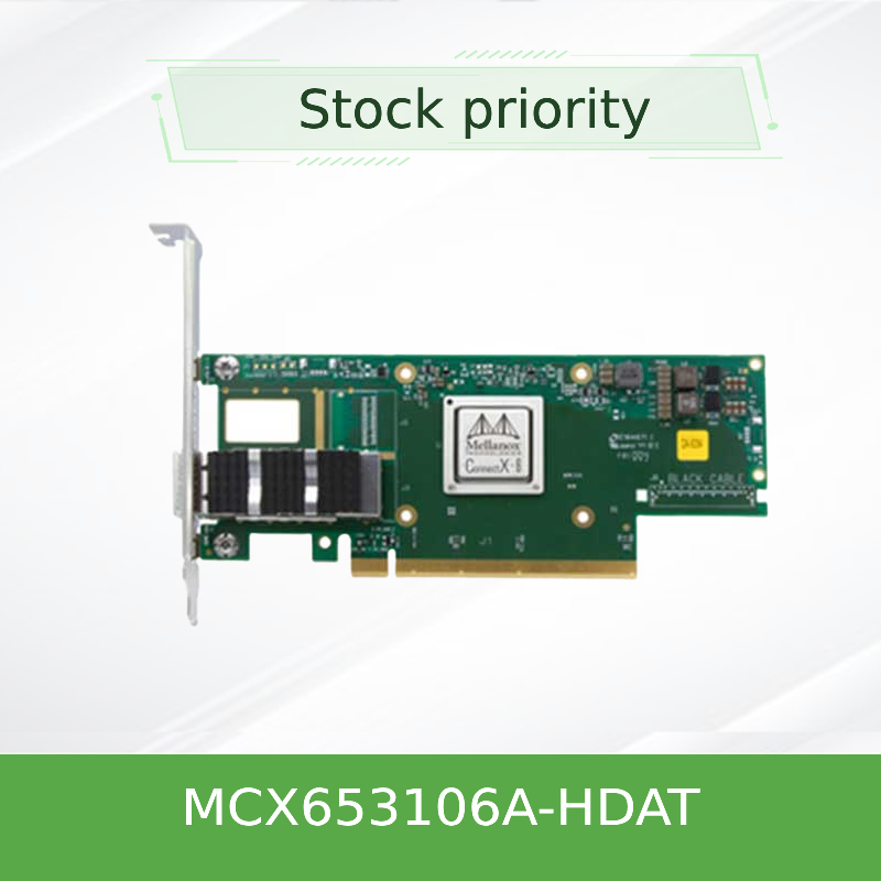 کارت شبکه MCX653106A-HDAT Mellanox با سرعت 200 گیگابیت بر ثانیه، دارای 4 پورت اترنت 50 گیگابیت بر ثانیه
