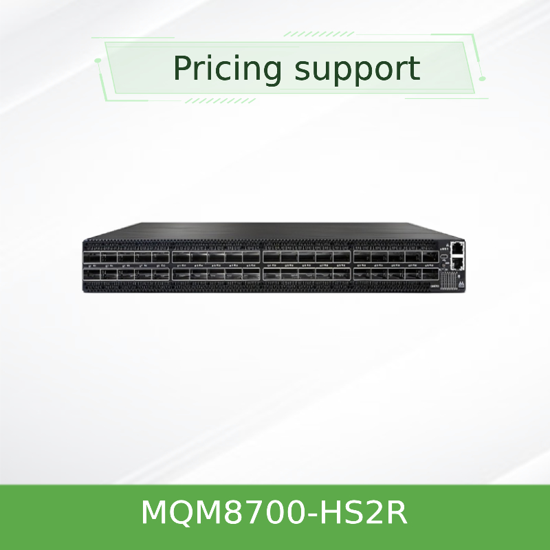 920-9b110-00rh-0m0 Mellanox MQM8700-HS2R(920-9B110-00RH-0M0) شبکه انفی باندی Hdr کوانتومی سوئیچ 40 Qsfp56 پورت نرخ انتقال 10/100/1000Mbps