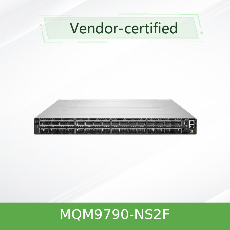 MQM9790-NS2F(920-9B210-00FN-0D0) سوئیچ شبکه اینفینی‌بند ملانوکس، 64 پورت، 400 گیگابیت بر ثانیه، 32 پورت OSFP، بدون مدیریت