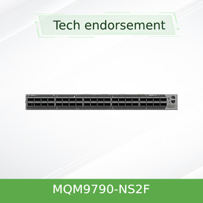 MQM9790-NS2F(920-9B210-00FN-0D0) سوئیچ شبکه Mellanox با جریان هوای P2C، 64 پورت NDR، 32 پورت OSFP، بدون مدیریت